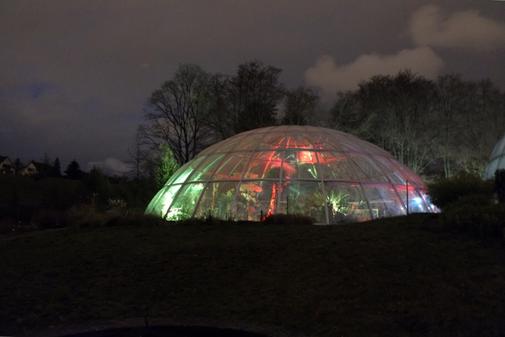 view of dome botanical garden